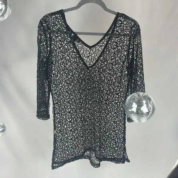 Mesh Bathing Suit Cover-up - Picture 7 of 7